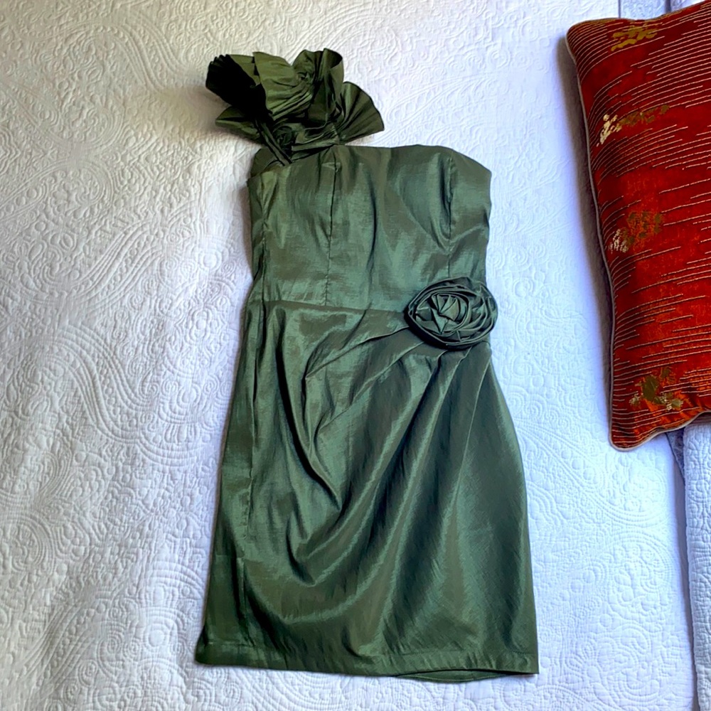 Green cocktail dress - Romeo and Juliet Couture